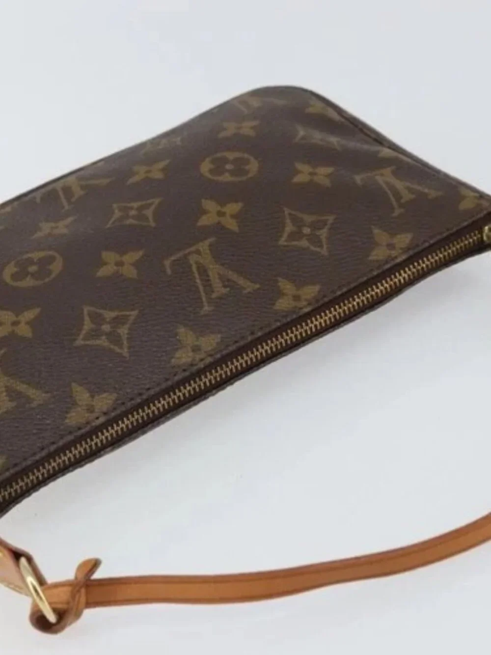 LOUIS VUITTON Monogram Pochette Accessoires Pouch M51980 LV Auth 162692